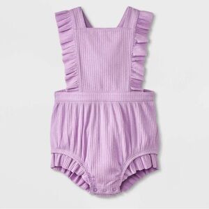 Baby Girl’s Cat & Jack Sleeveless Crisscross Romper sz 0-3 Mos.